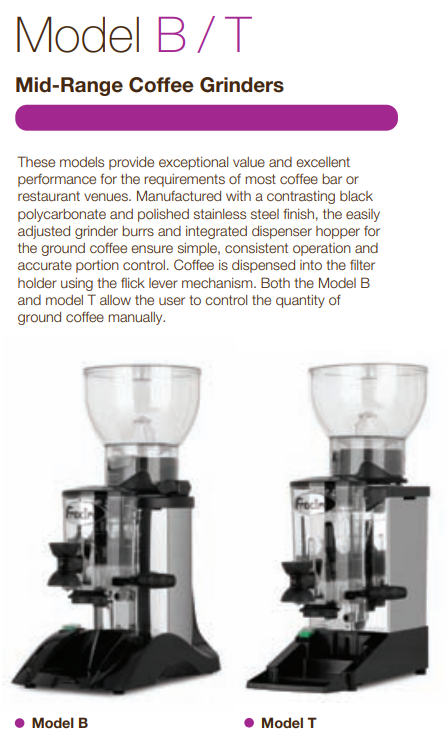 FRACINO. MOLINO 110V. MODEL T (TAURO). 
