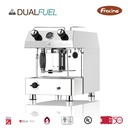 FRACINO. CONTEMPO DUAL FUEL. CAFETERA SEMI-AUTOMATICA (GAS Y LUZ). 1 GRUPO. 