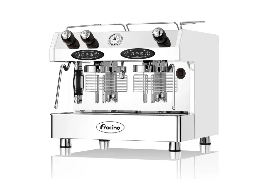 [BAM2E-3V-IVORI] FRACINO PROFESIONAL. CAFETERA DE ESPRESSO. BAMBINO LUXURY. 2 GRUPOS AUTOMATICA. ELECTRICA 220 ~ VAC.