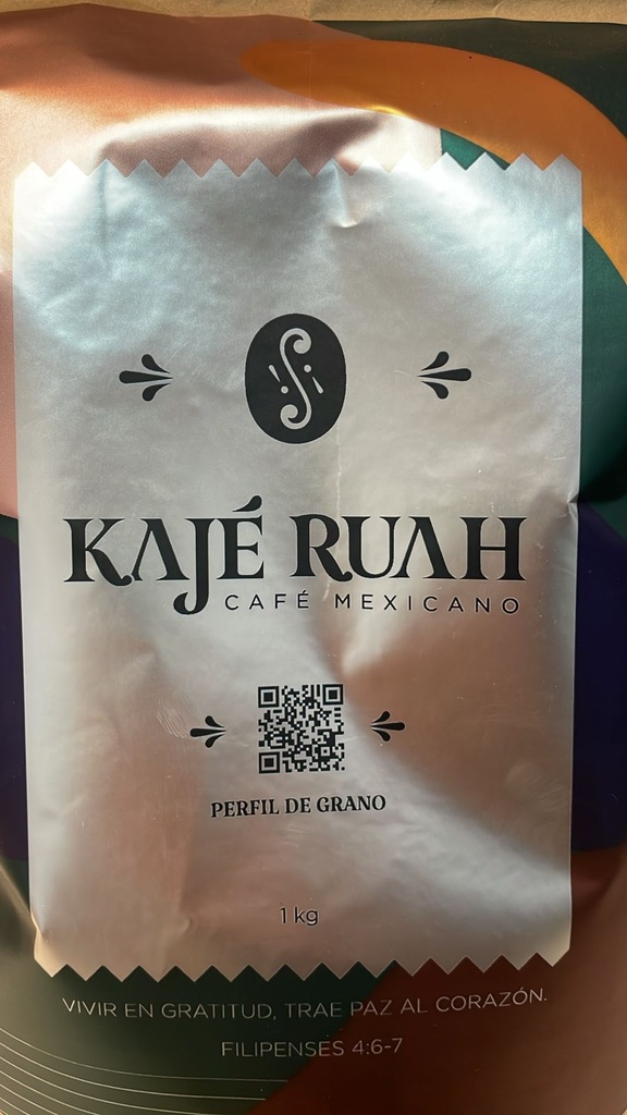 KAJE RUAH. PUEBLA TUESTE MEDIO. BOLSA 1KG EN GRANO.