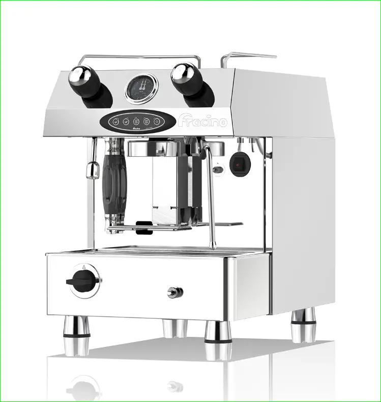 FRACINO PROFESIONAL. CAFETERA ESPRESSO. CONTEMPO 1 GRUPO AUTOMATICA. DUAL FUEL  (GAS Y ELECTRICA 220~V)