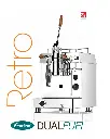 FRACINO PROFESIONAL. CAFETERA ESPRESSO. RETRO DELUXE CON PALANCA. 1 GRUPO SEMIAUTOMATICA. DUAL FUEL (GAS Y ELECTRICA 110~V)
