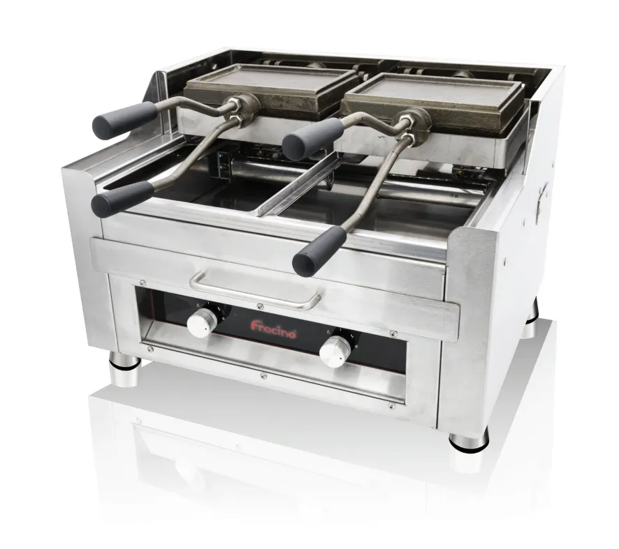 [WM-2 Waffle Maker] FRACINO COMERCIAL. MULTI WAFFLE MAKER. GAS 2.30 KW