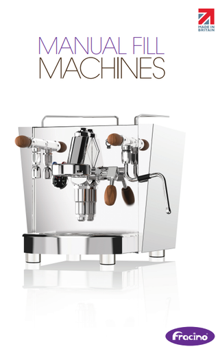 [CLASSICO-DELUXE-110V]  FRACINO Small Venues. CLASSICO-DELUXE. CAFETERA MANUAL. 110VAC ~ 1 GRUPO.